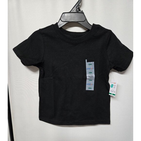 NWT Infant Unisex Black Short Sleeve Tee – Size 18 Months - Picture 1 of 3